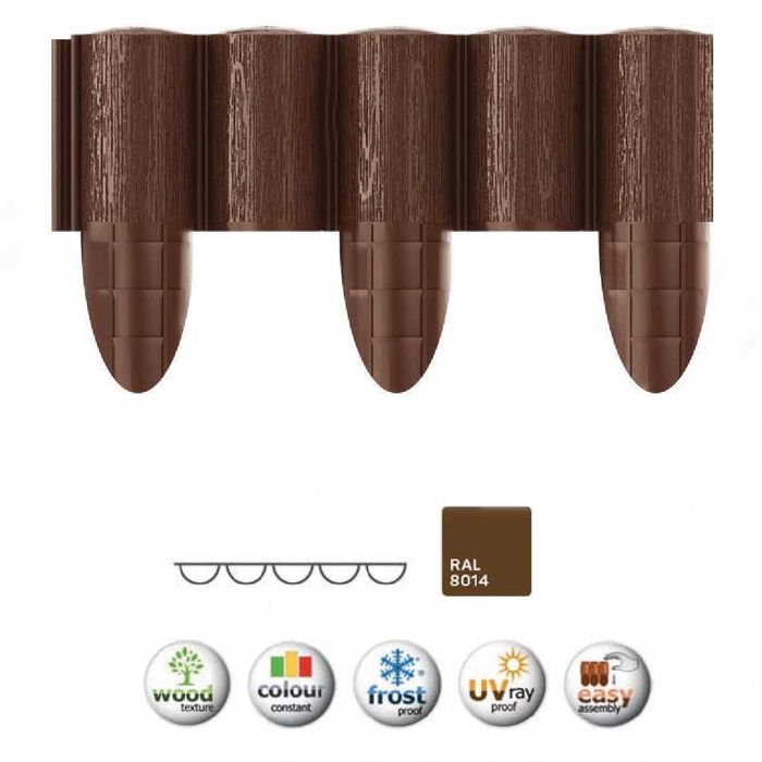 Separador de Jardim PALIÇADA ECO 2.4m