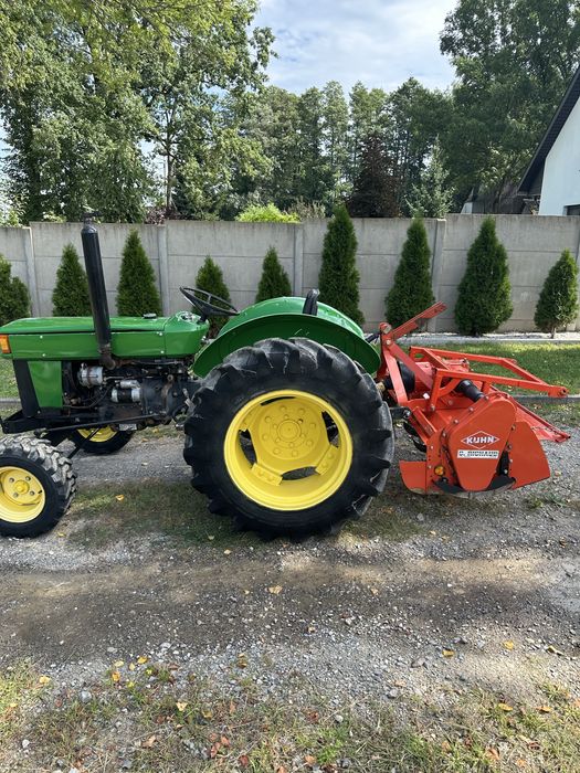 John deere 650 20km z glebogryzarka kuhn el43