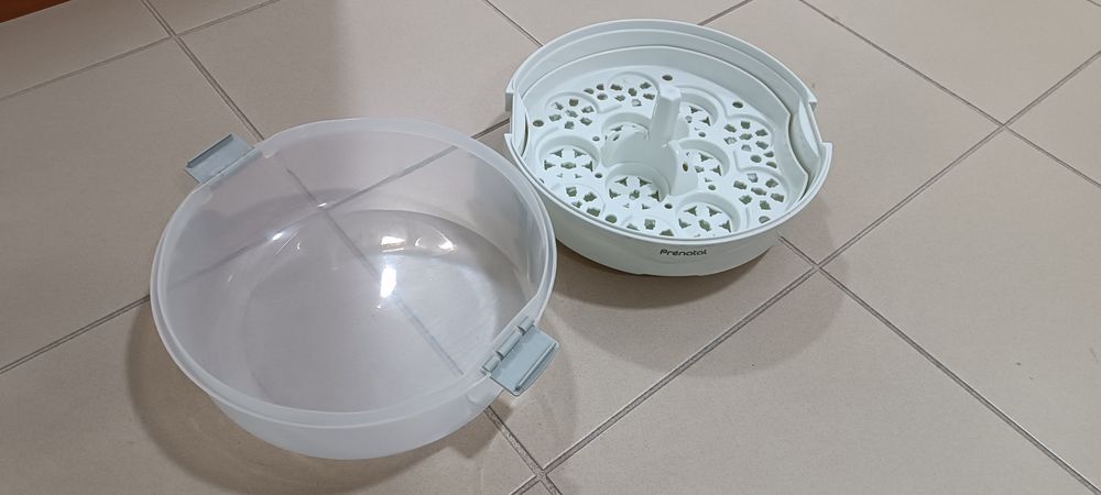 Conjunto esterilizador e aquecedor de biberões