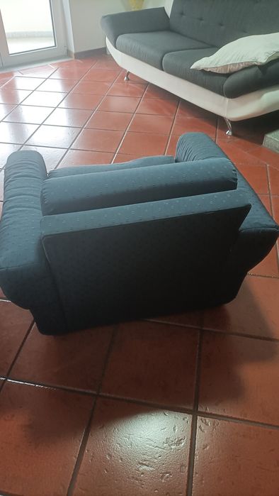 Sofá vintage azul