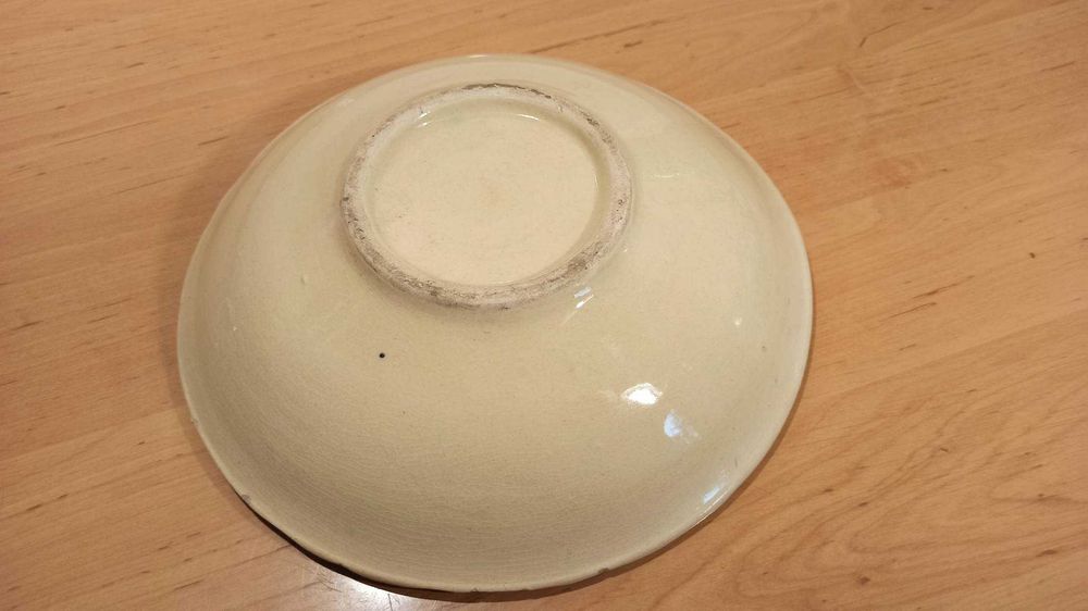 Oryginalny ceramiczny talerz, miska, 25 cm