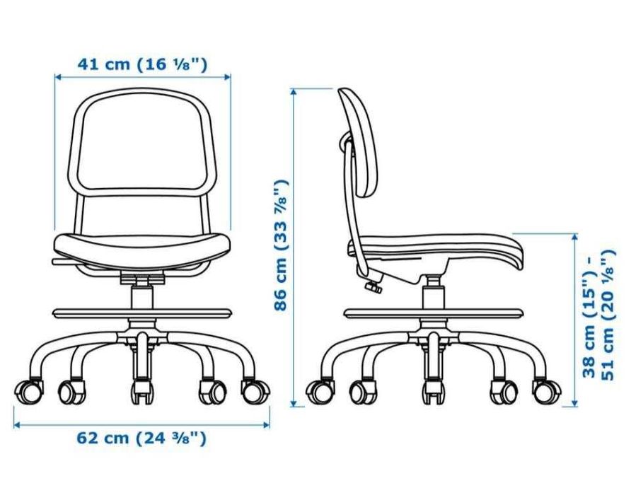 Cadeira de secretária de criança - IKEA