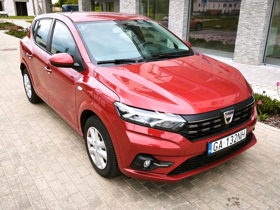 Dacia Sandero Benz + Gaz , Serwisowany,Niski przebieg, Zadbany