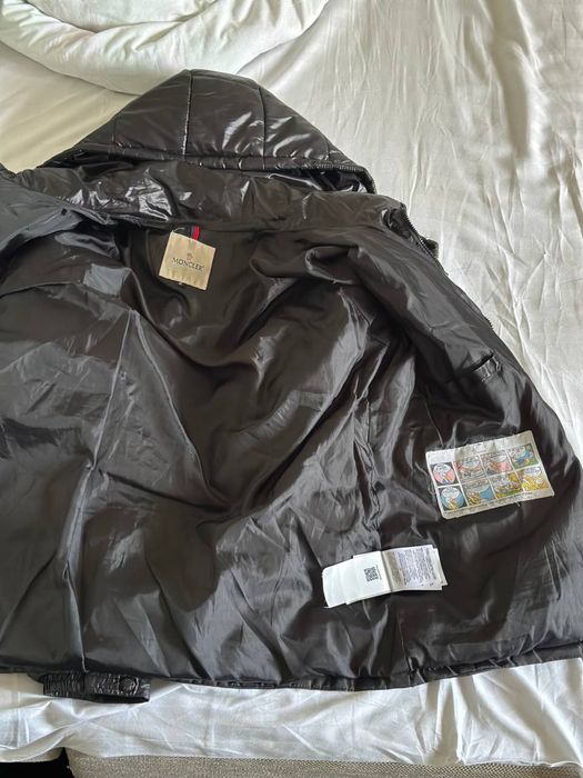Куртка монклер черная