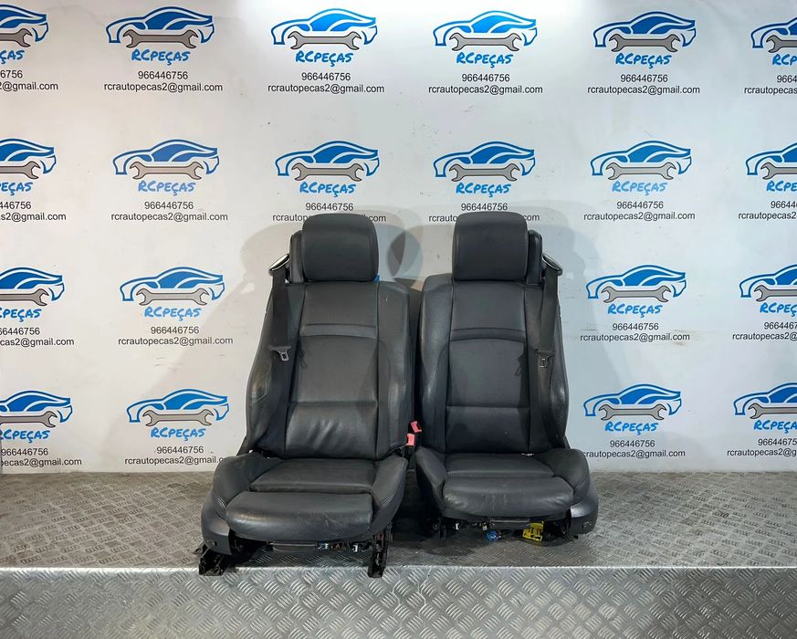 Conjunto Bancos Elétricos Memoria Pele Pack M BMW Serie 3 E93 Cabrio