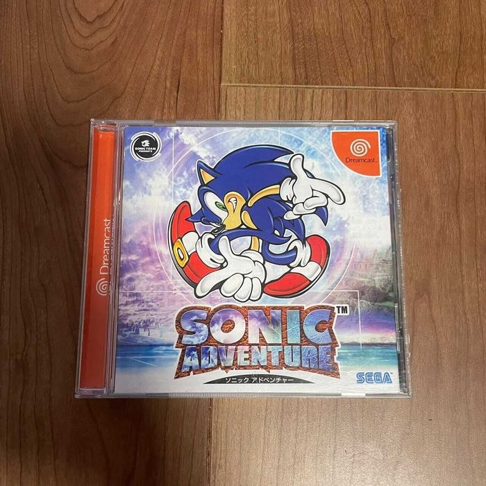 Диски игры для приставки Sega Dreamcast (Sonic The Hedgehog)