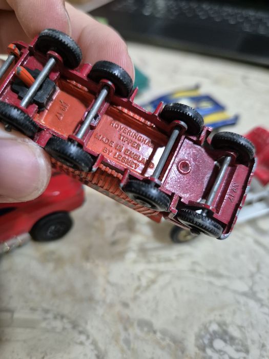 Conjunto 7 carros Miniatura - lesney, pilen, solido, corgi juniors