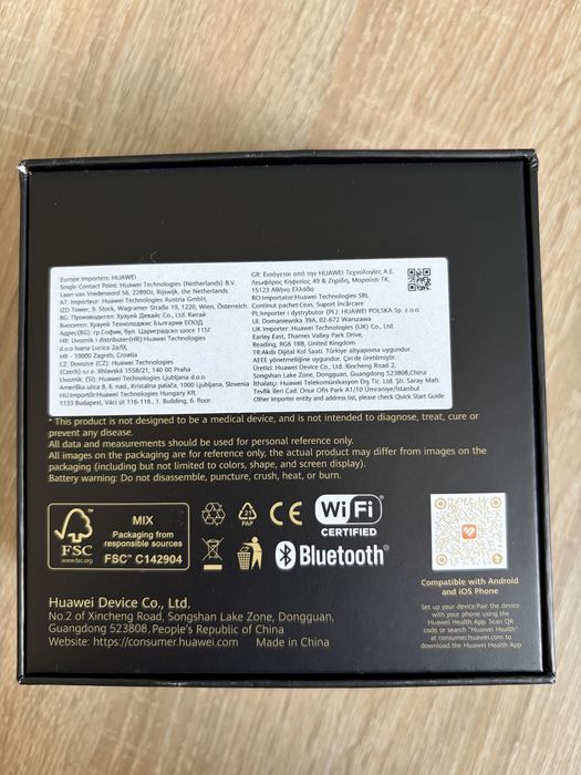 Smartwatch HUAWEI Watch 4 esim 46mm czarny