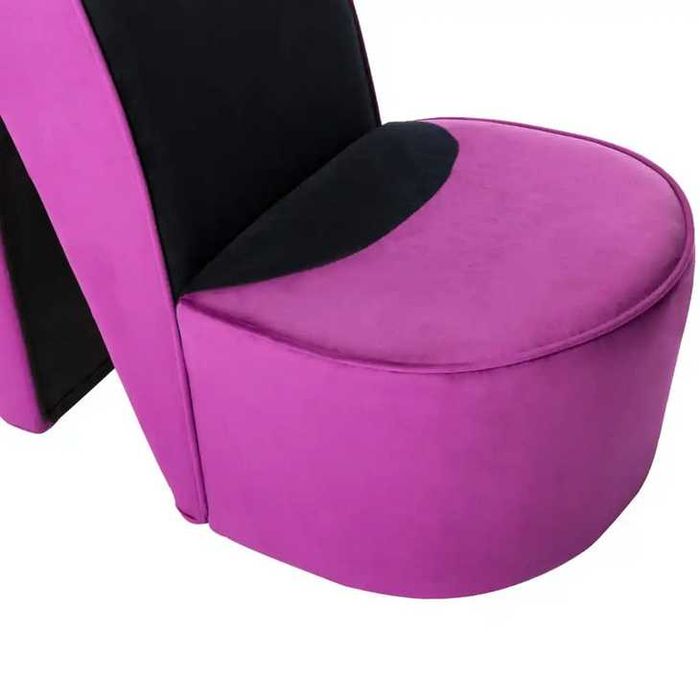 Cadeira Estilo Sapato , em veludo, sofá original