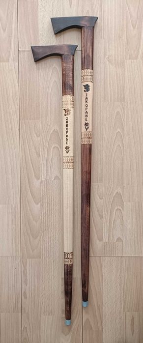 Dwie ciupagi pamiątkowe z Zakopanego