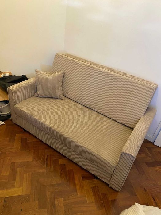 Sofá cama - casal -  com arrumação