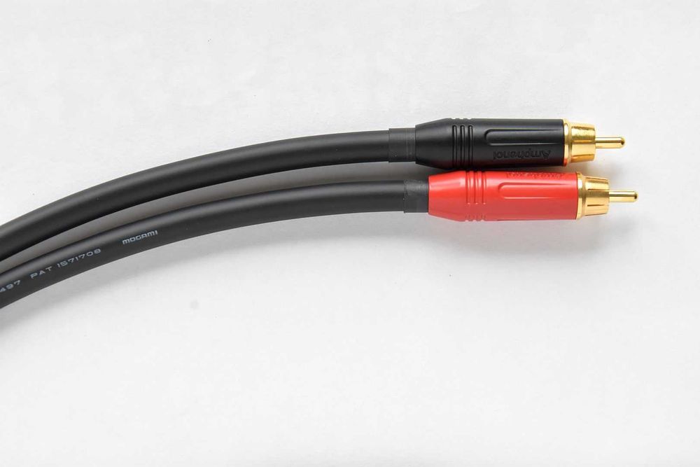 Interkonekt audio RCA MOGAMI 2497 AMPHENOL 30/50/75/100/150  komplet do gramofonu  Neotech Kacsa Van den Hul