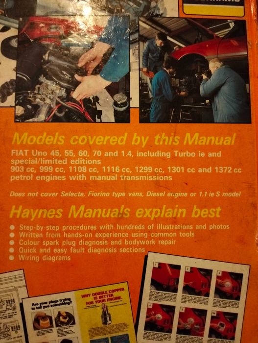 Haynes - Fiat Uno ( Turbo I.E incluído)