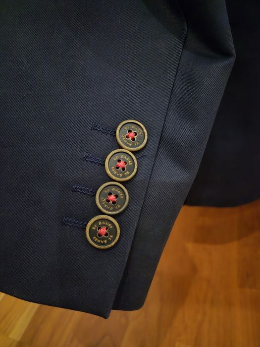 Casaco Blazer Homem Slim Fit EL GANSO Azul Navy - TAM 48 - Impecável!