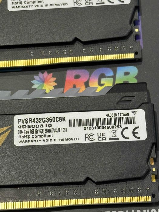 Patriot 32GB (2x16GB) 3600MHz CL18 RGB