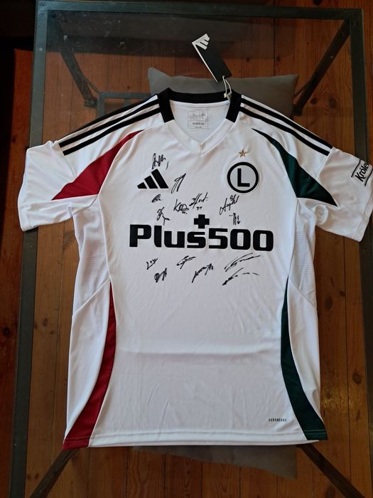 Nowa Adidas Legia Warszawa +autografy, L