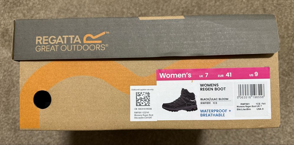 Водонепроникні жіночі трекінгові черевики Regatta /Vibram