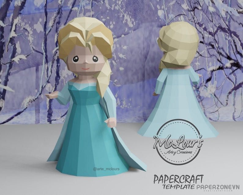 Papercraft Princesas Disney