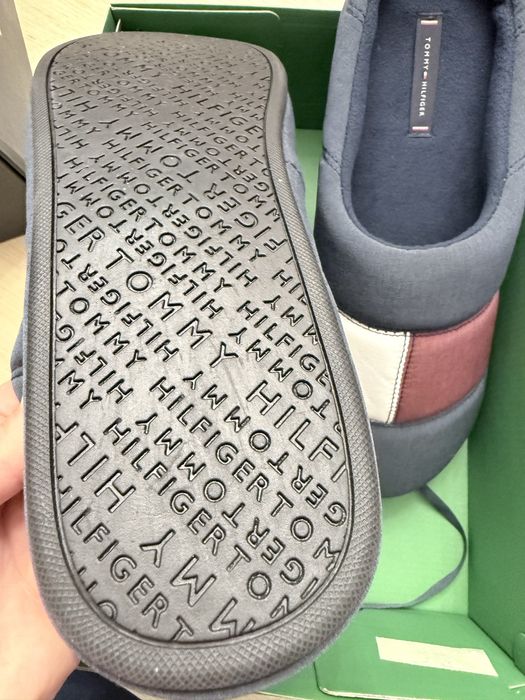 Kapcie Tommy Hilfiger cieple miekkie wygodne 43