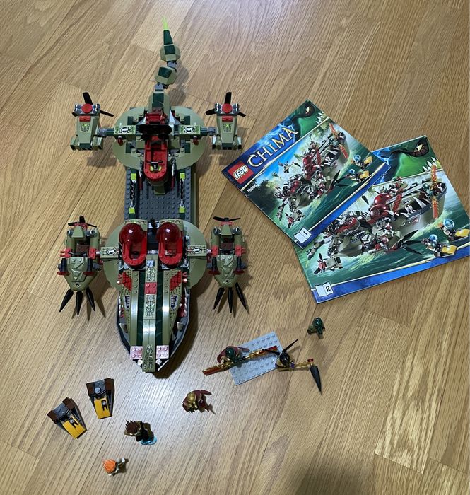 LEGO Chima Cragger Command Ship 70006 - Completo