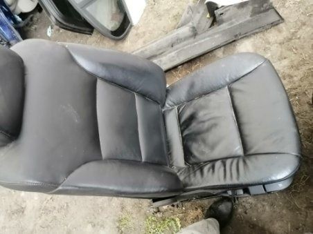 Wnętrze fotele BMW E61 czarna skóra Komplet kanapa tył