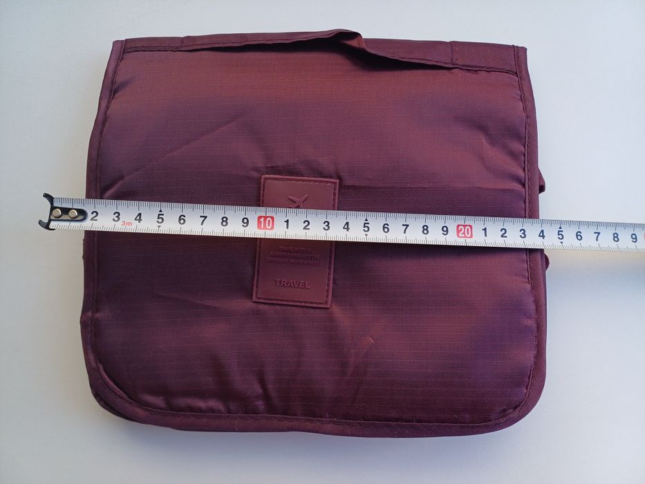 Bolsa de higiene de viagem bordeaux - NOVA