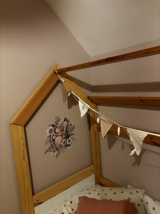 Łóżko dziecięce Domek z materacem 160x80