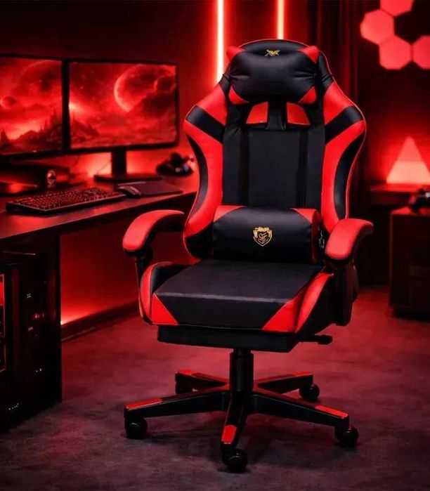 Продам крісло геймерське нове з підставкою