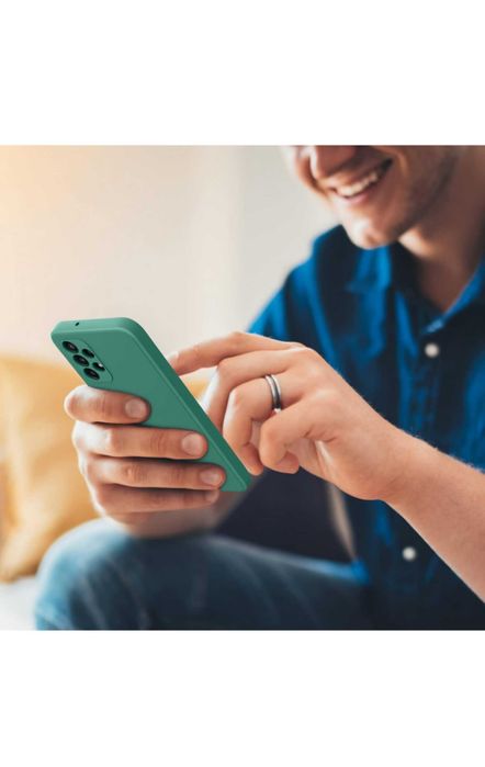 Etui Vanjua Samsung Galaxy A32 5G, 2 sztuki płynnego silikonu Slim