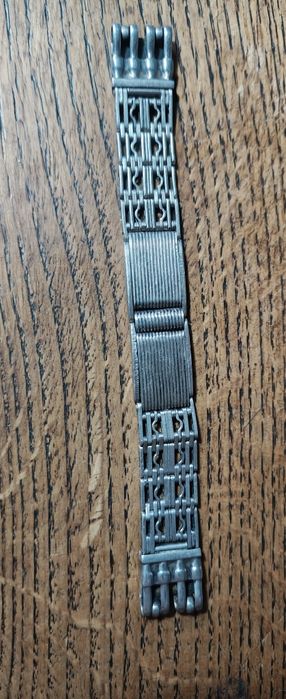 Bransoletka srebrna do zegarka 29.37 gram zabytkowa