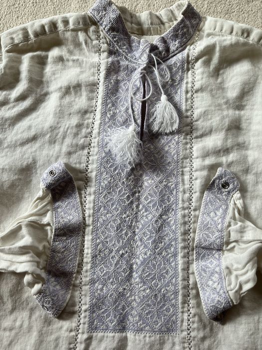 Низька ціна! Вишиванка. Вишита сорочка. Льон. 180/183 см. 16-18 р.