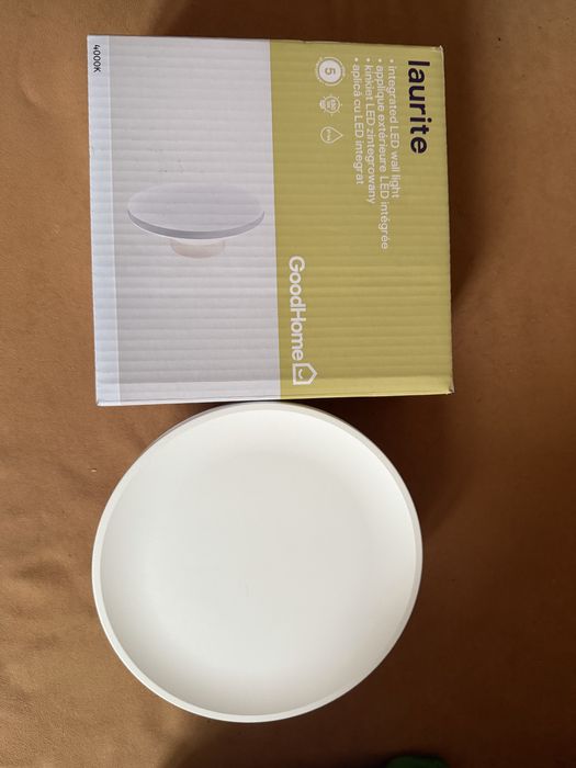 Kinkiet ogrodowy GoodHome Laurite S 800 lm IP44 biały