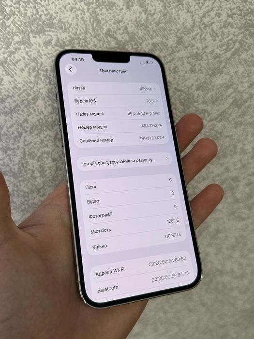 Iphone 13 pro max 128 gb