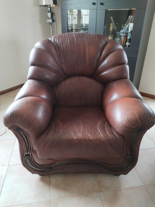 Vendo sofá em pele