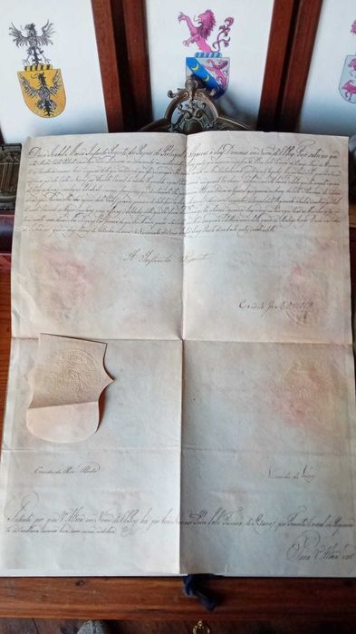Carta Patente assinada pela infanta Isabel Maria de Bragança 1827