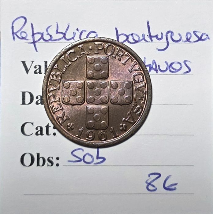 XX centavos 1961 soberbo