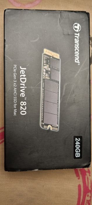 NOVO / SELADO" "NUNCA USADO" SSD Mac 240GB Transcend JetDrive 820