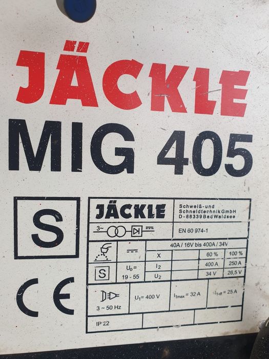 Spawarka migomat Jackle 405 bester esab