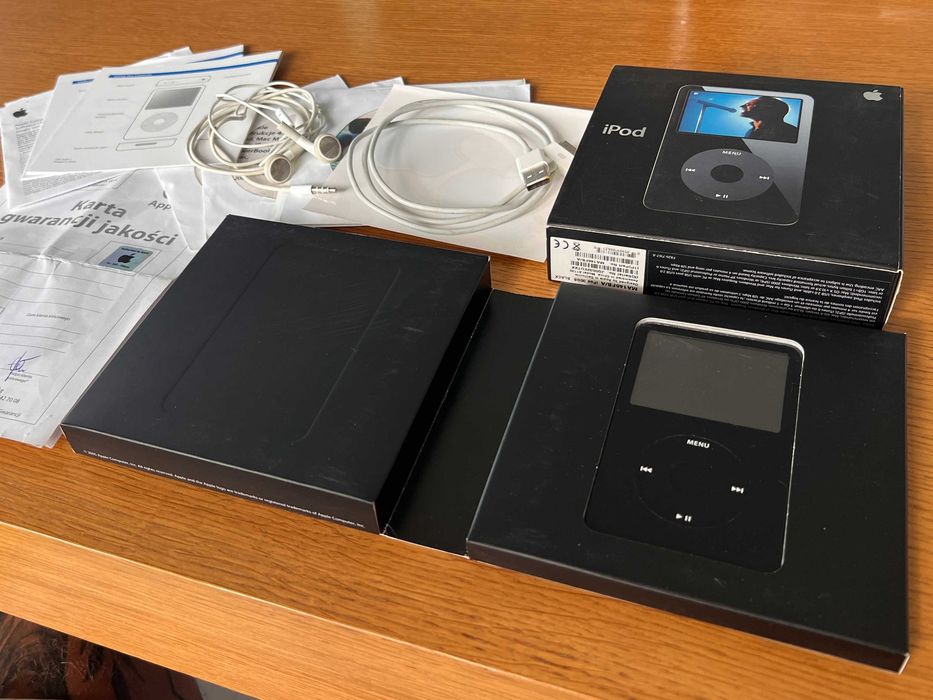 Apple iPod 5 Gen 30GB – 2006 – KOMPLET – pudełko + akcesoria
