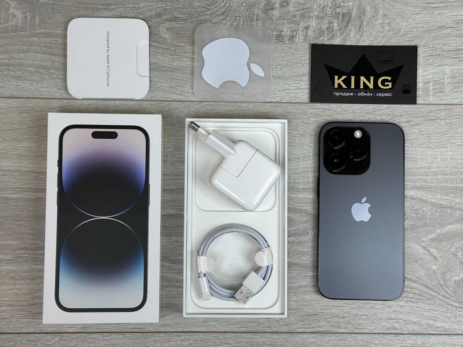 Apple iPhone 14 Pro - 256GB - Space Black Neverlock ІДЕАЛ 100% акумулятор №453