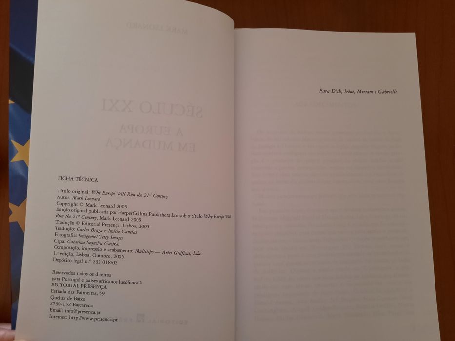 Século XXI a Europa em Mudança Mark Leonard