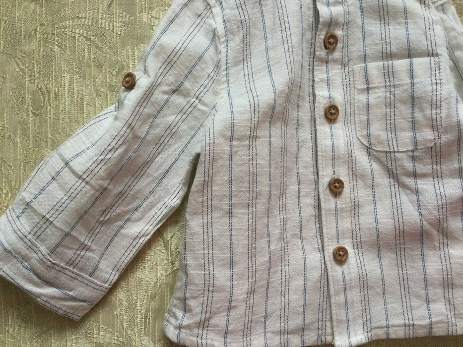 0-3 м. Mayoral. Primark стильний теплий свішот на флісі і Сорочка Льон