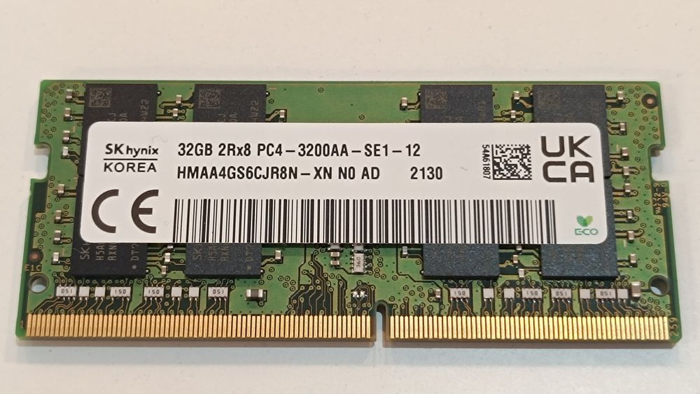 SK hynix pamięć Ram do laptopa 32gb ddr4 3200AA Laptop