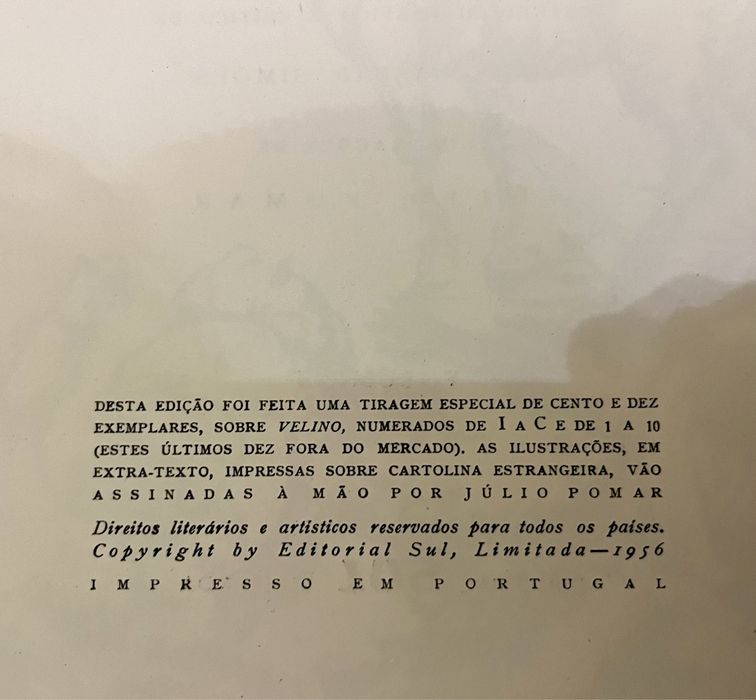 Conjunto de 24 ilustrações de Júlio Pomar I Assinadas à Mão