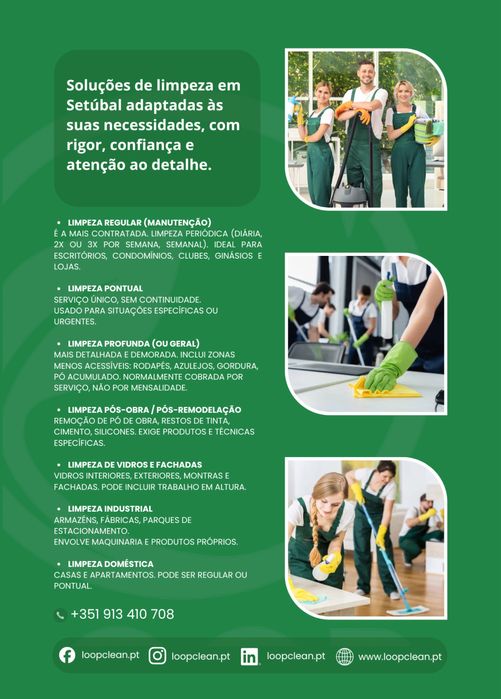 Limpezas Profissionais – Casas, Escritórios e Pós-Obras