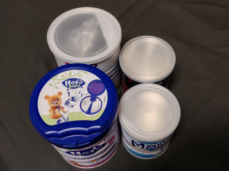 Новые банки HIPP, Hero Baby, Lavazza, Mami Lac, емкости с крышкой