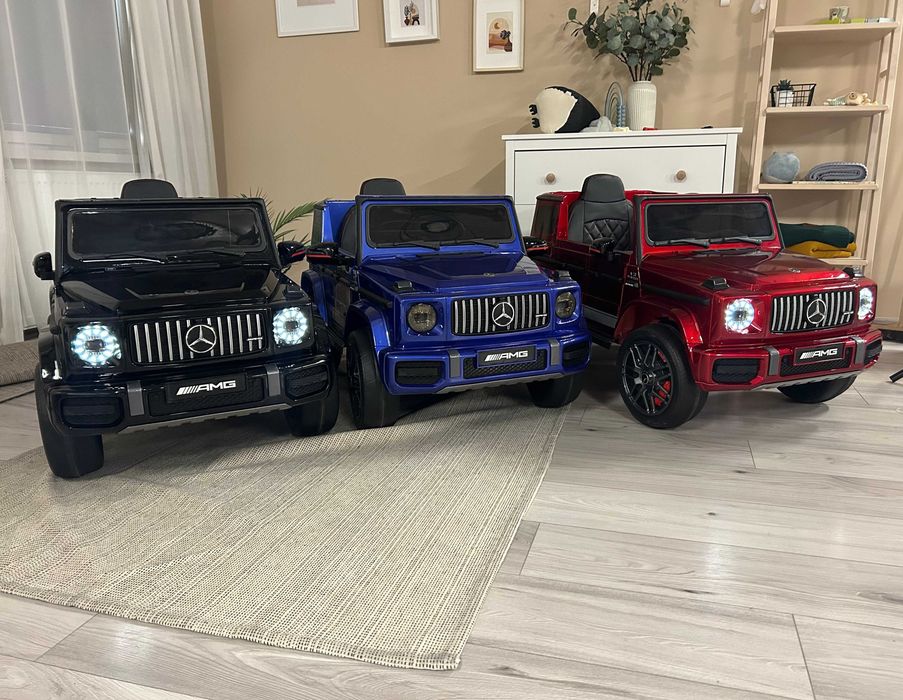 Mercedes G63 AMG Lakier Auto na akumulator Samochód Pojazd