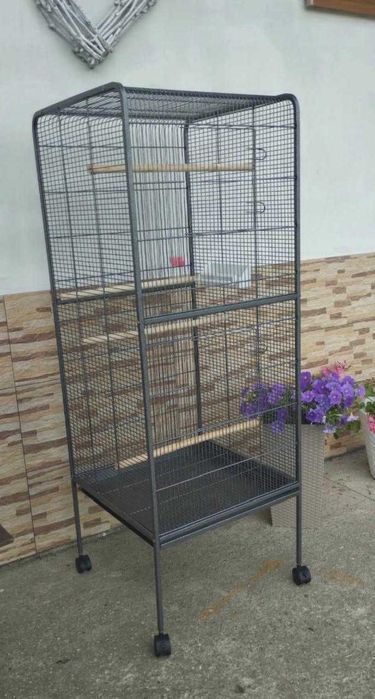 Duża Klatka Woliera dla Papug i Ptaków NOWA –146 cm Na Kółkach WYSYŁKA