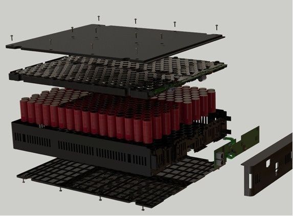 Bmz lifepo4 48v 2.8kwh magazyn energi lfp bateria fotowoltaika 16s