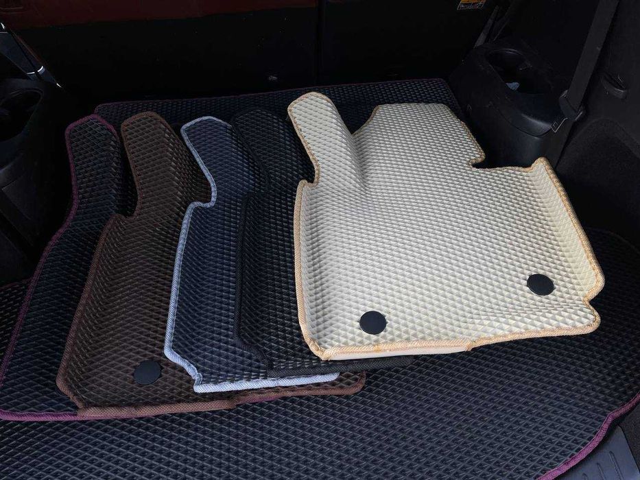 Eva автомобільні поліки. Коврики в салон. Ева килимки. Виробництво.